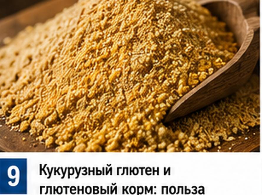 Кукурузный глютен и глютеновый корм ЖКПЗ