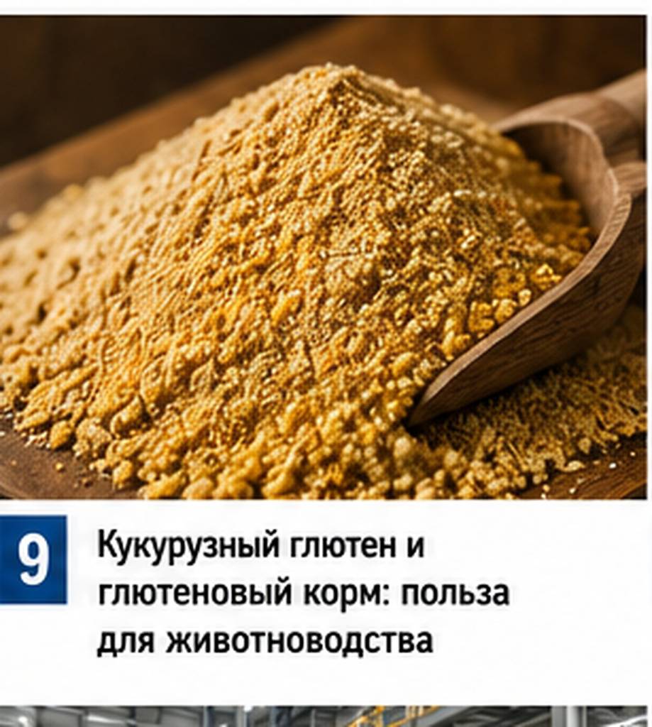Кукурузный глютен и глютеновый корм ЖКПЗ